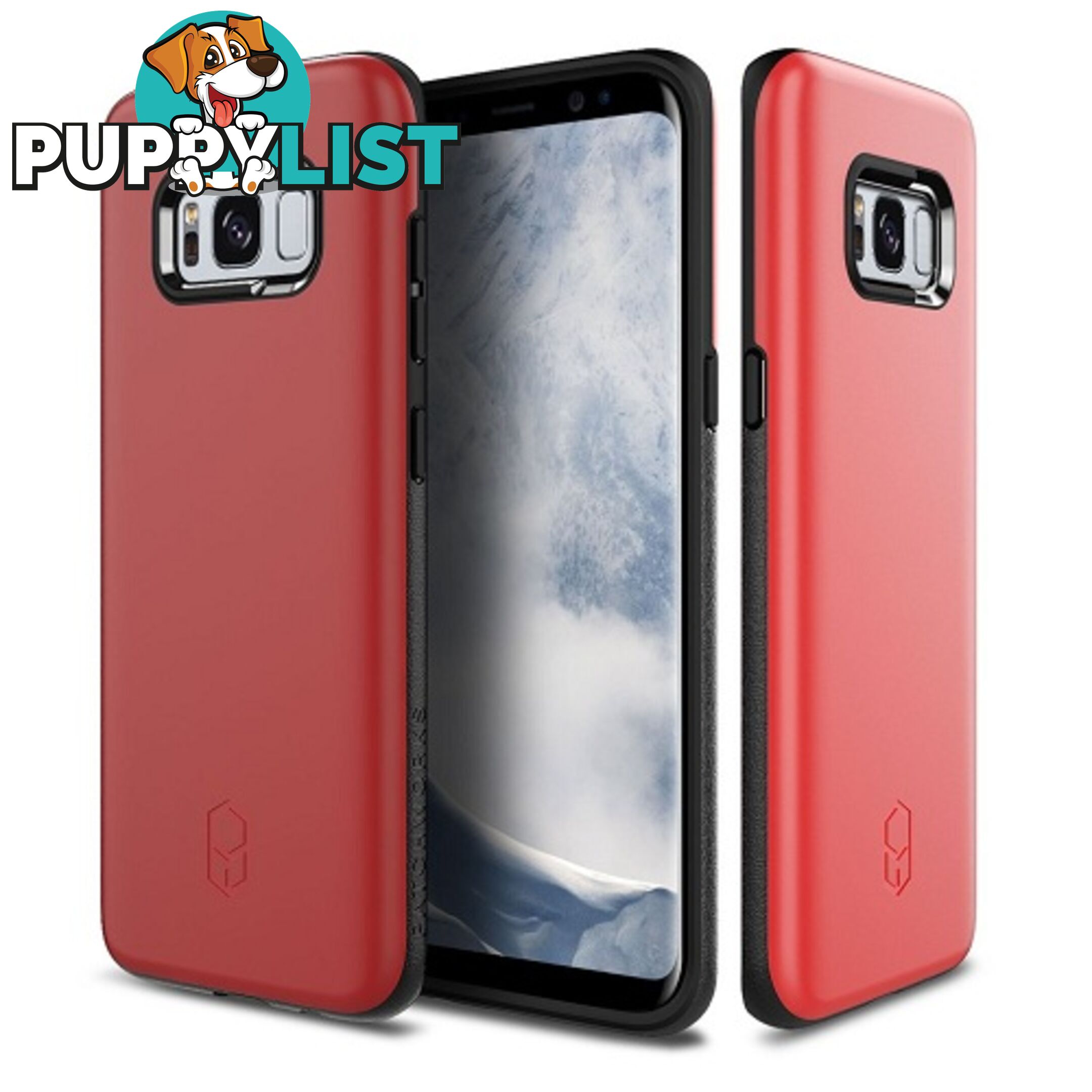 Patchworks ITG Level Rugged Case for Samsung Galaxy S8 Plus - Red - 8809453317770/ITGL140 - Patchworks