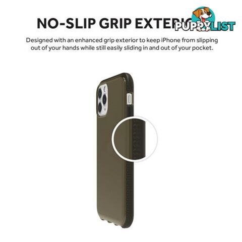 Griffin Survivor Clear Slim Protective Case iPhone 11 Pro - Black - 191058106506/GIP-022-BLK - Griffin