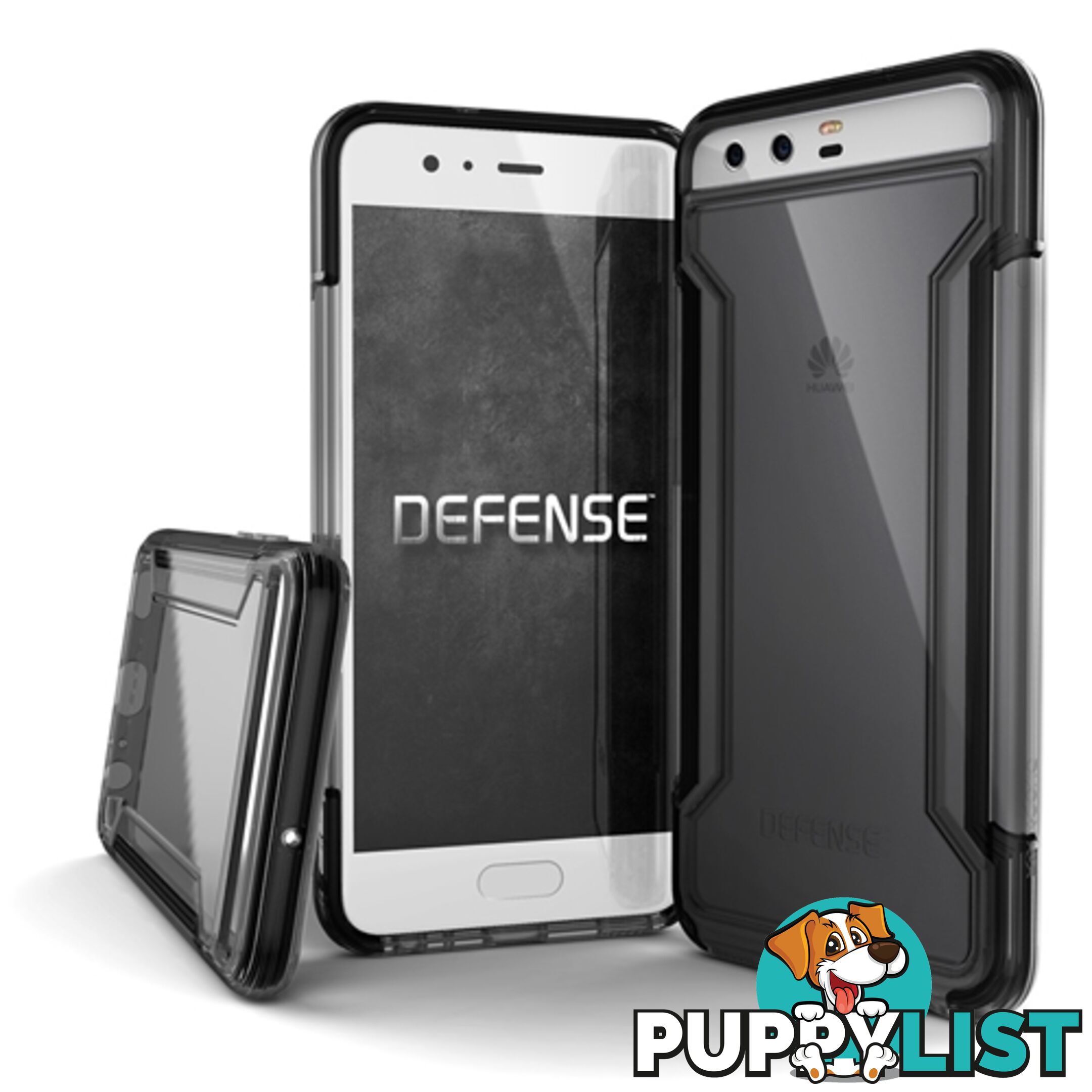 X-Doria Defense Clear Tough Case for Huawei P10 - Black - 6950941458719/3X421002A - X-Doria