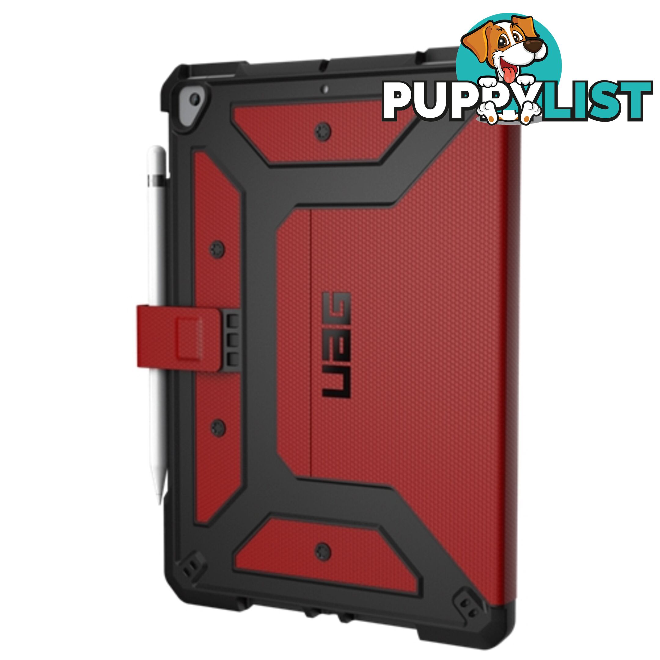 UAG Metropolis Rugged Tough Folio Case iPad 7th 10.2 2019 - Magma - 812451033373/121916119393 - UAG