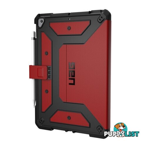 UAG Metropolis Rugged Tough Folio Case iPad 7th 10.2 2019 - Magma - 812451033373/121916119393 - UAG