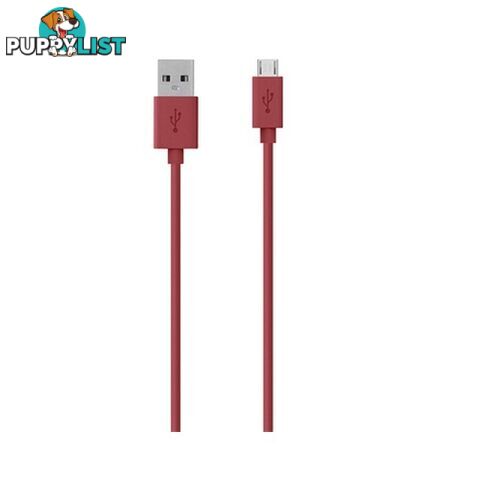 Belkin MIXITUP Micro USB Charge / Sync Cable 1.2m - Red - 722868969106/F2CU012bt04-RED - Belkin