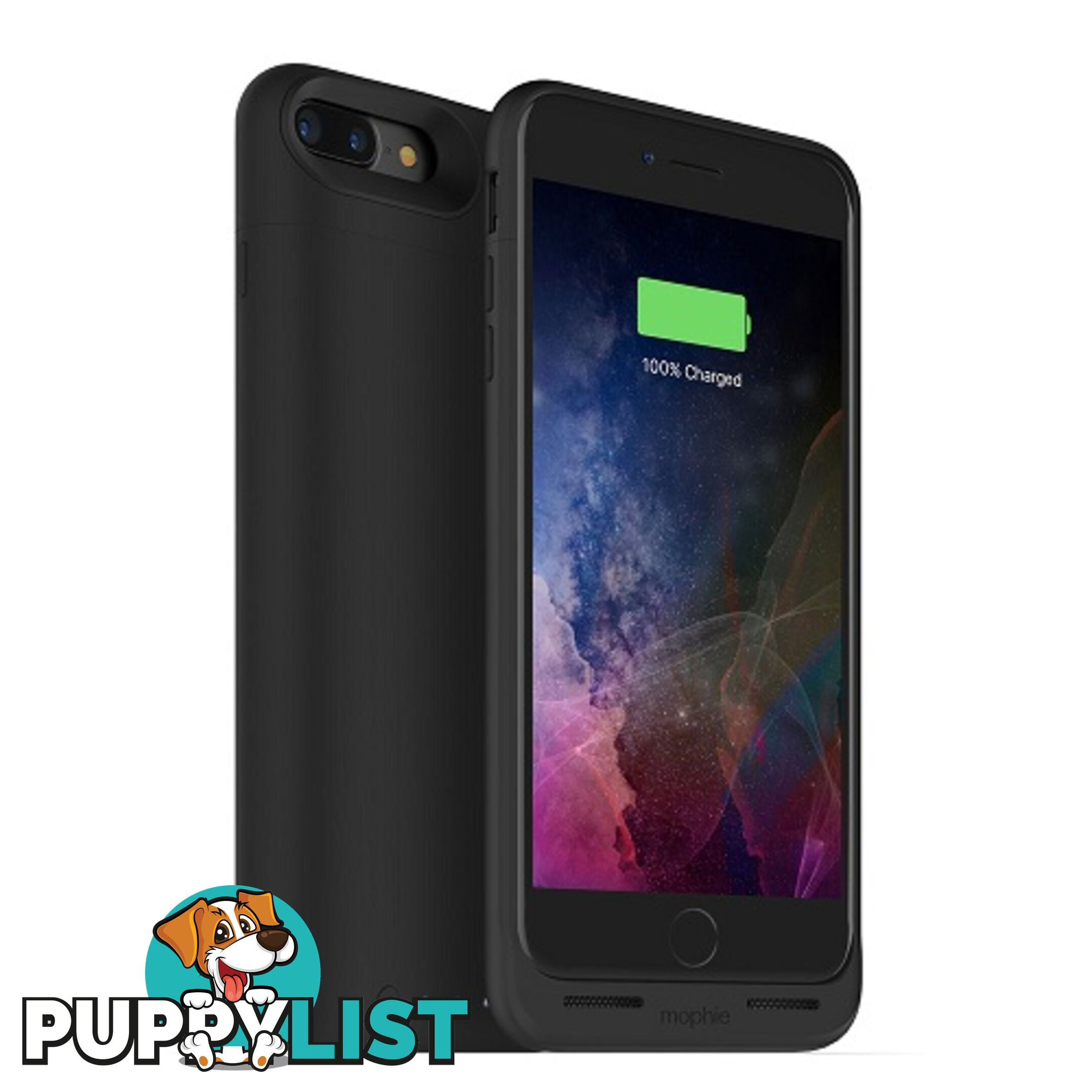 Mophie Juice Pack Air Wireless Battery Case For iPhone 8 Plus / 7 Plus - Black - 810472039725/3972_JP-IP7P-BK-I - Mophie