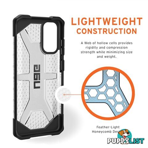 UAG Plasma Rugged & Tough Protective Case Samsung S20 Plus 6.7 inch Ice - 812451033892/211983114343 - UAG