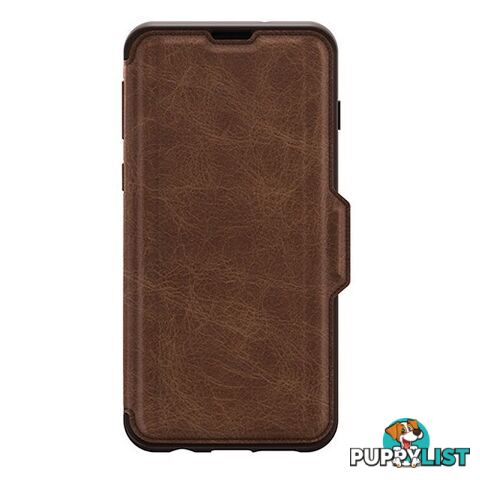 Otterbox Strada Series Leather Folio Case for Samsung Galaxy S10 Espresso - 660543492313/77-61355 - OtterBox