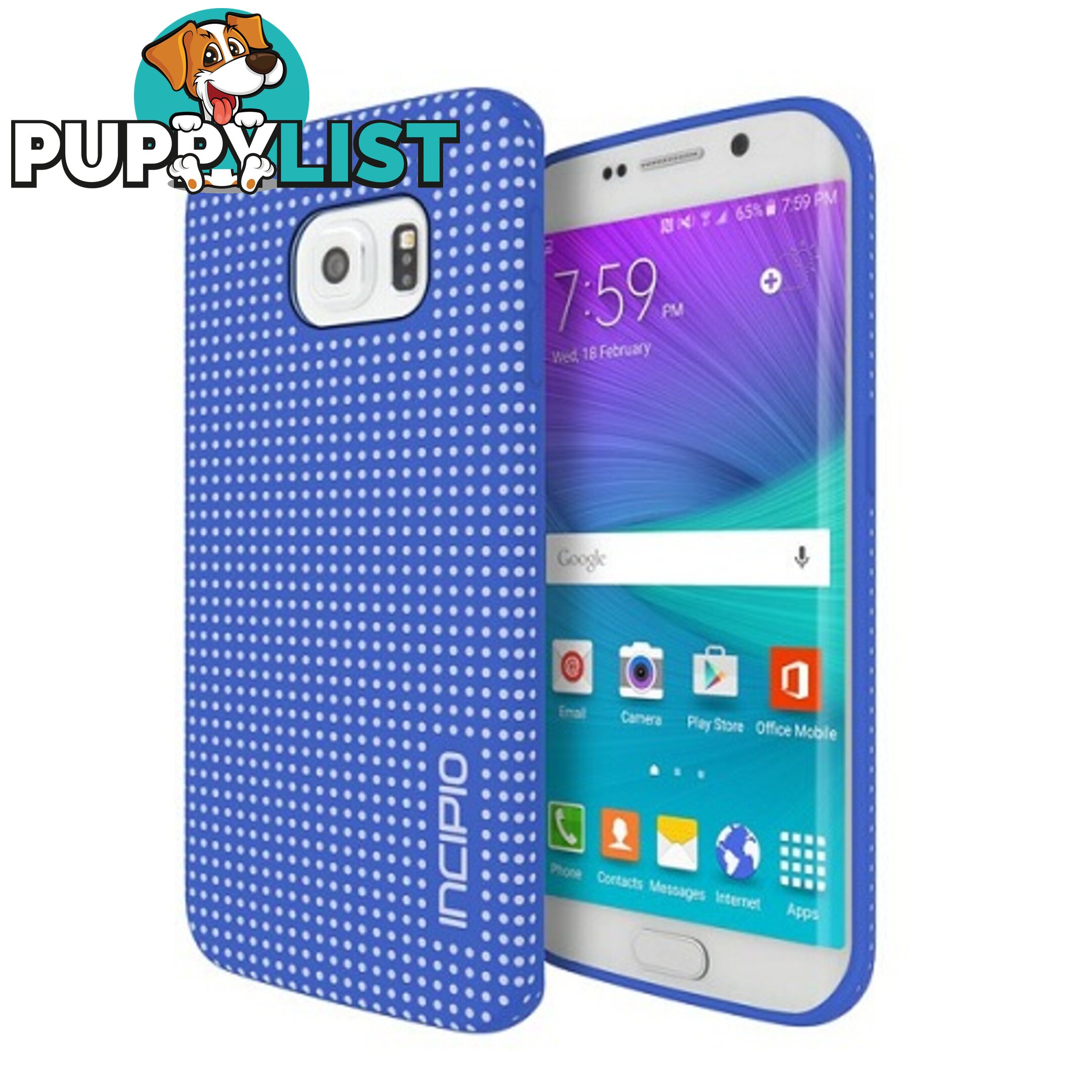 Incipio Highwire Case suits Samsung Galaxy S6 Edge - Periwinkle / Blue - 840076132119/SA-636-PRW - Incipio