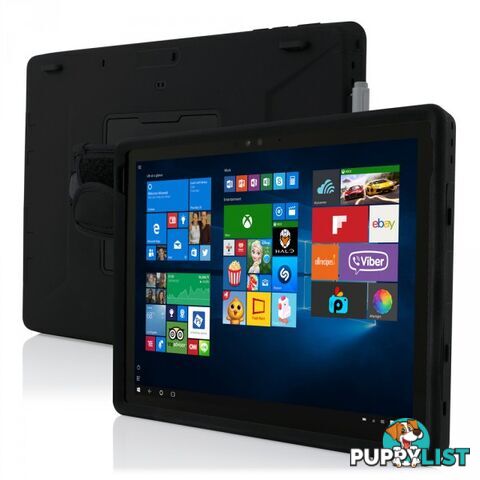 Incipio Capture Case Surface Pro 7, 6, 5, 4 with Hand Strap - Black - 840076158829/MRSF-096-BLK - Incipio