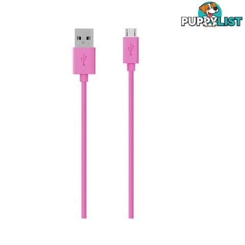 Belkin MIXITUP Micro USB Charge / Sync Cable 1.2m - Pink - 722868969083/F2CU012bt04-PNK - Belkin