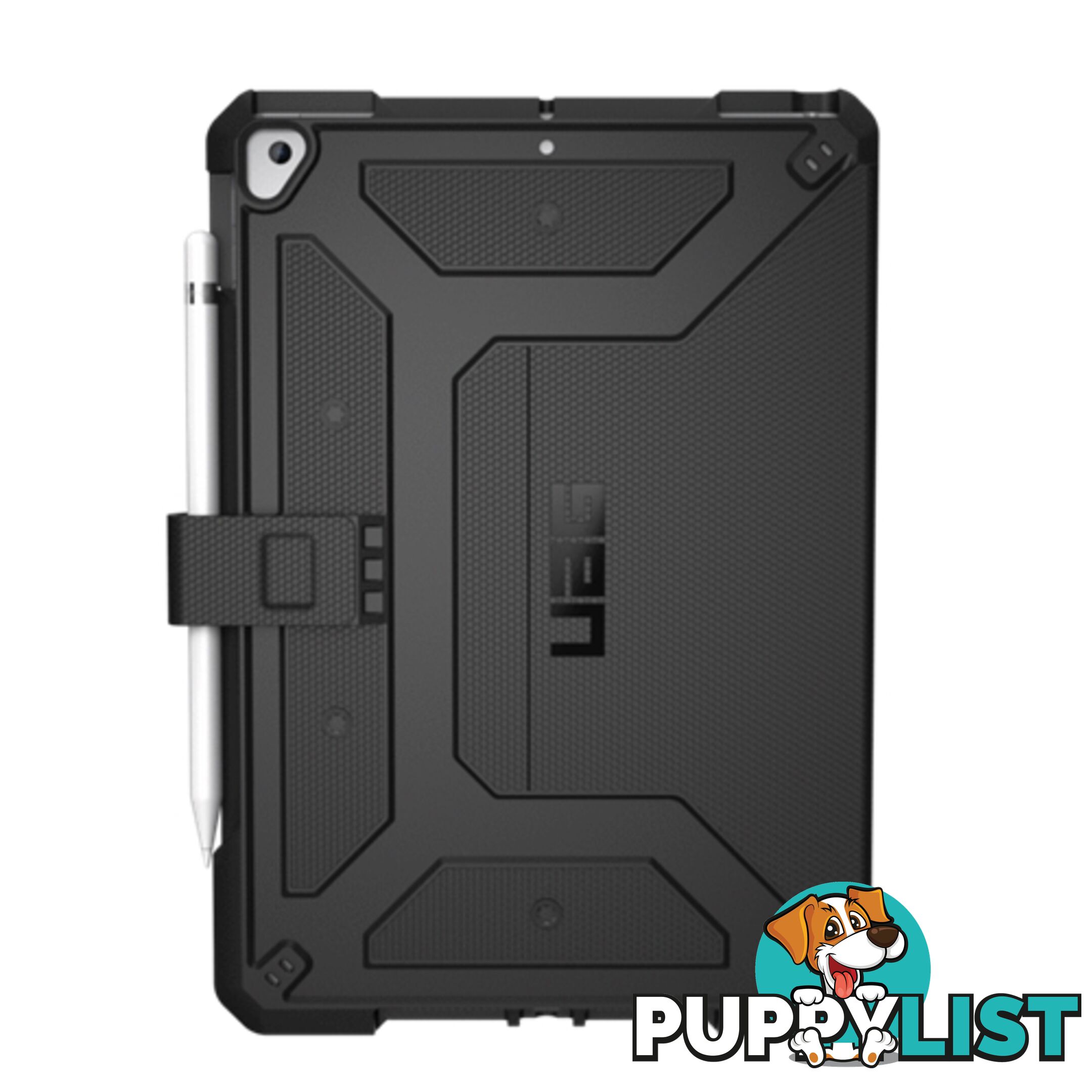 UAG Metropolis Rugged Tough Folio Case iPad 7th 10.2 2019 - Black - 812451033359/121916114040 - UAG