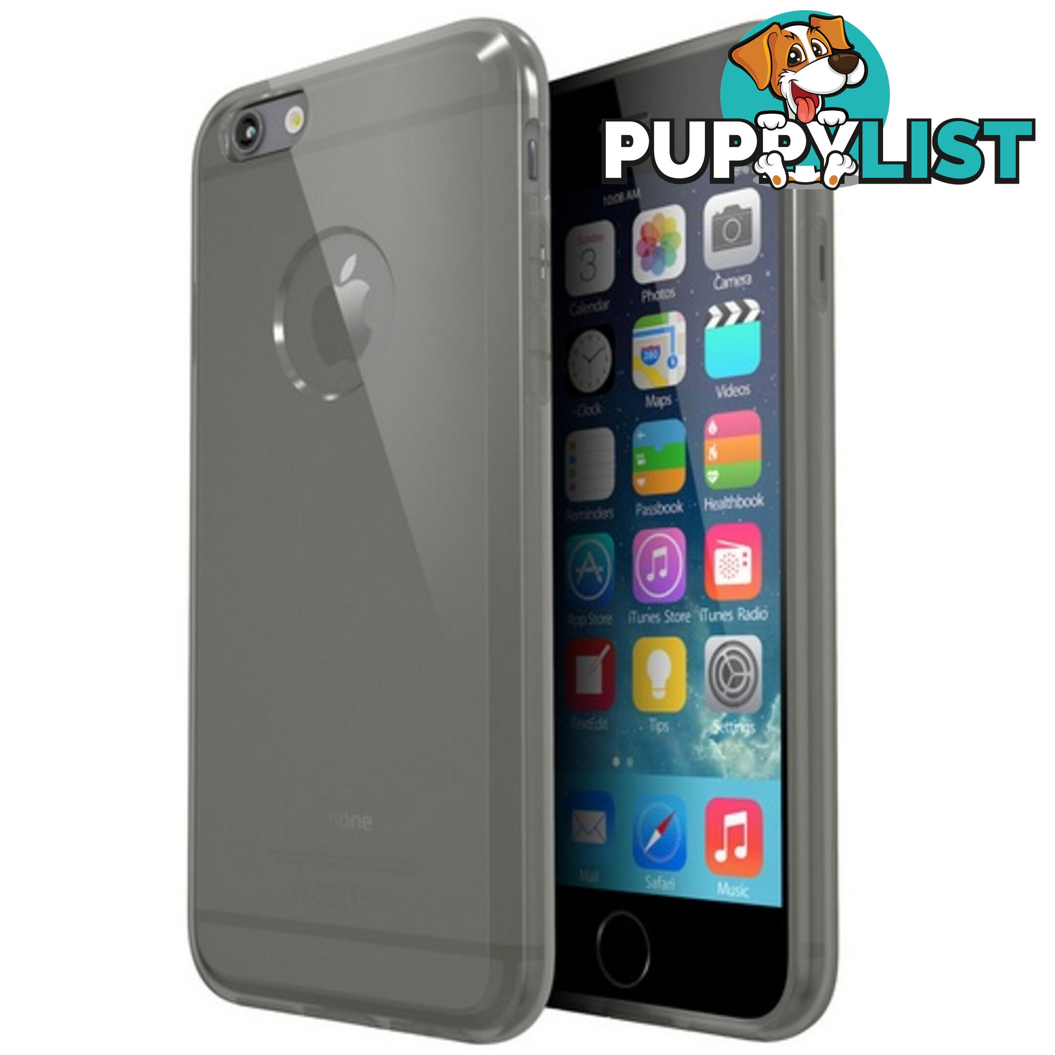 Patchworks Colorant C0 Clear Soft Case for iPhone 6 Plus / 6S Plus  - Clear Black - 8809327547548/7523 - Patchworks