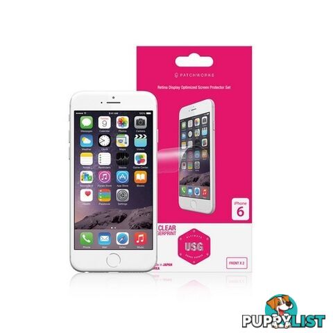 Patchworks USG Screen Protector for Apple iPhone 6 / 6S 4.7 - Clear - 8809327547210/1204804 - Patchworks