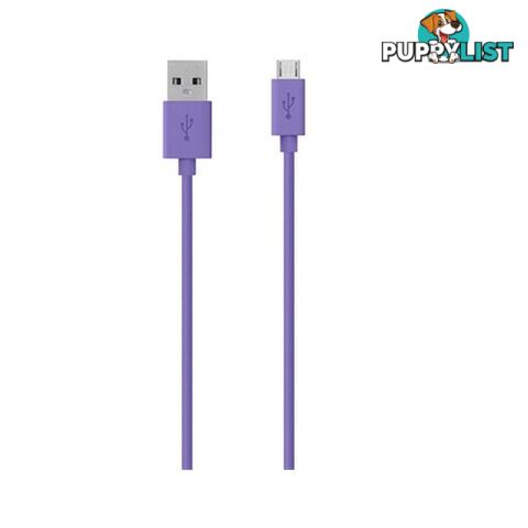 Belkin MIXITUP Micro USB Charge / Sync Cable 1.2m - Purple - 722868969090/F2CU012bt04-PUR - Belkin