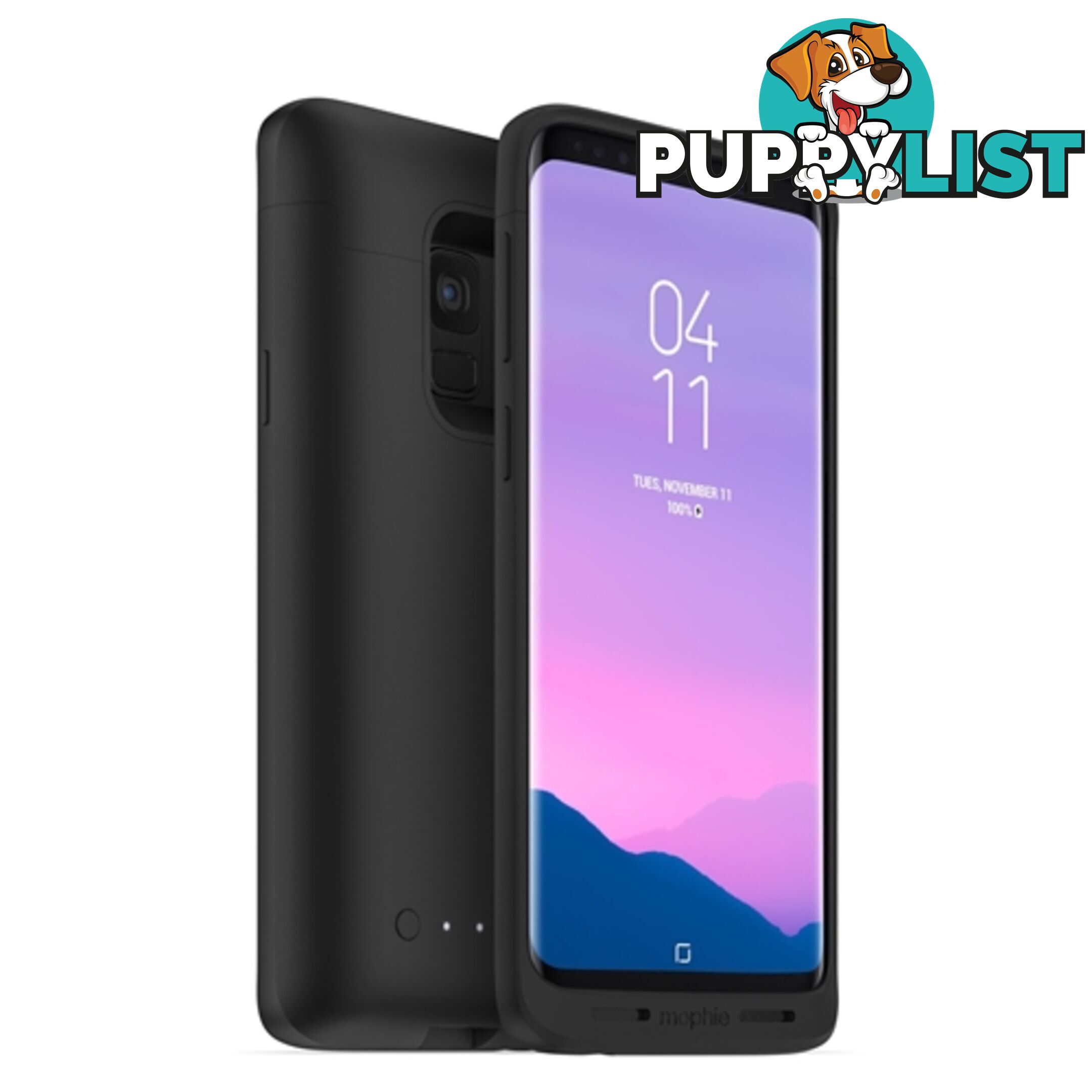 Mophie Juice Pack Battery Case 2070 mAh for Samsung Galaxy S9 Black - 840472241873/401001478 - Mophie