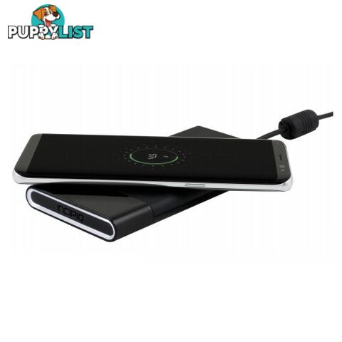 Incipio Ghost Qi 15W 3-Coil Wireless Charging Pad - Black - 191058053961/PW-310-INT - Incipio