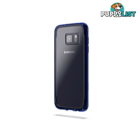 Griffin Survivor Clear Rugged case for Samsung S7 Edge - Clear Blue - 685387431366/GB42364 - Griffin