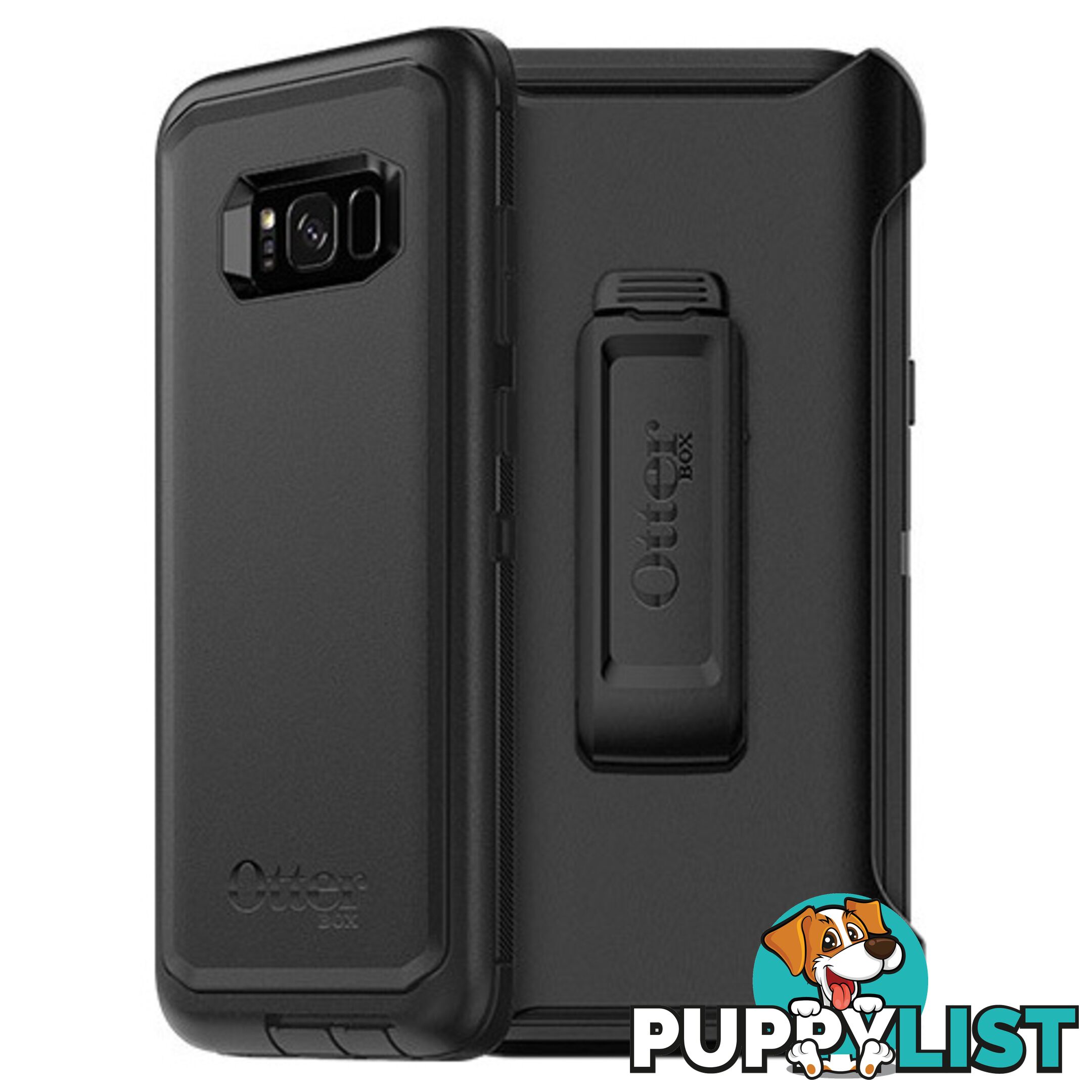 OtterBox Defender Case for Samsung Galaxy S8+ Plus - Black - 660543409984/77-54582 - OtterBox