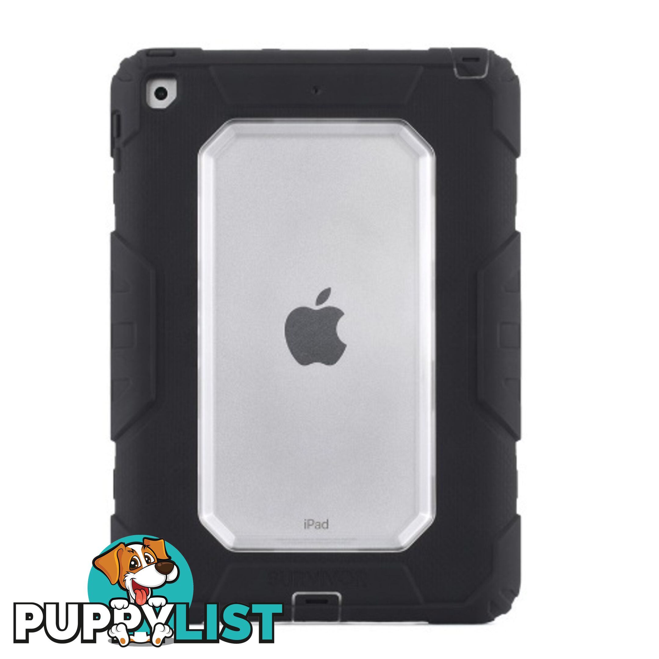 Griffin Survivor All Terrain iPad 5th & 6th Gen 9.7 2017 & 2018 - Black / Clear - 685387445769/GB43623 - Griffin