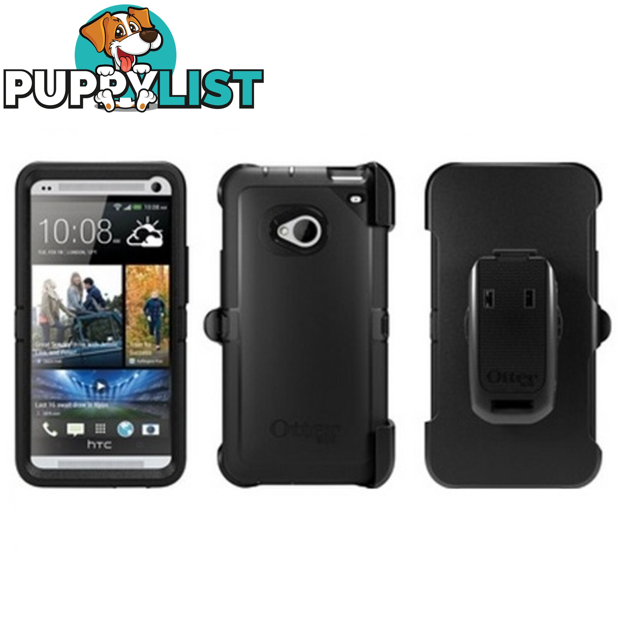 OtterBox Defender Case suts New HTC One M7 - Black 77-26377 - 660543018797/77-26377 - OtterBox