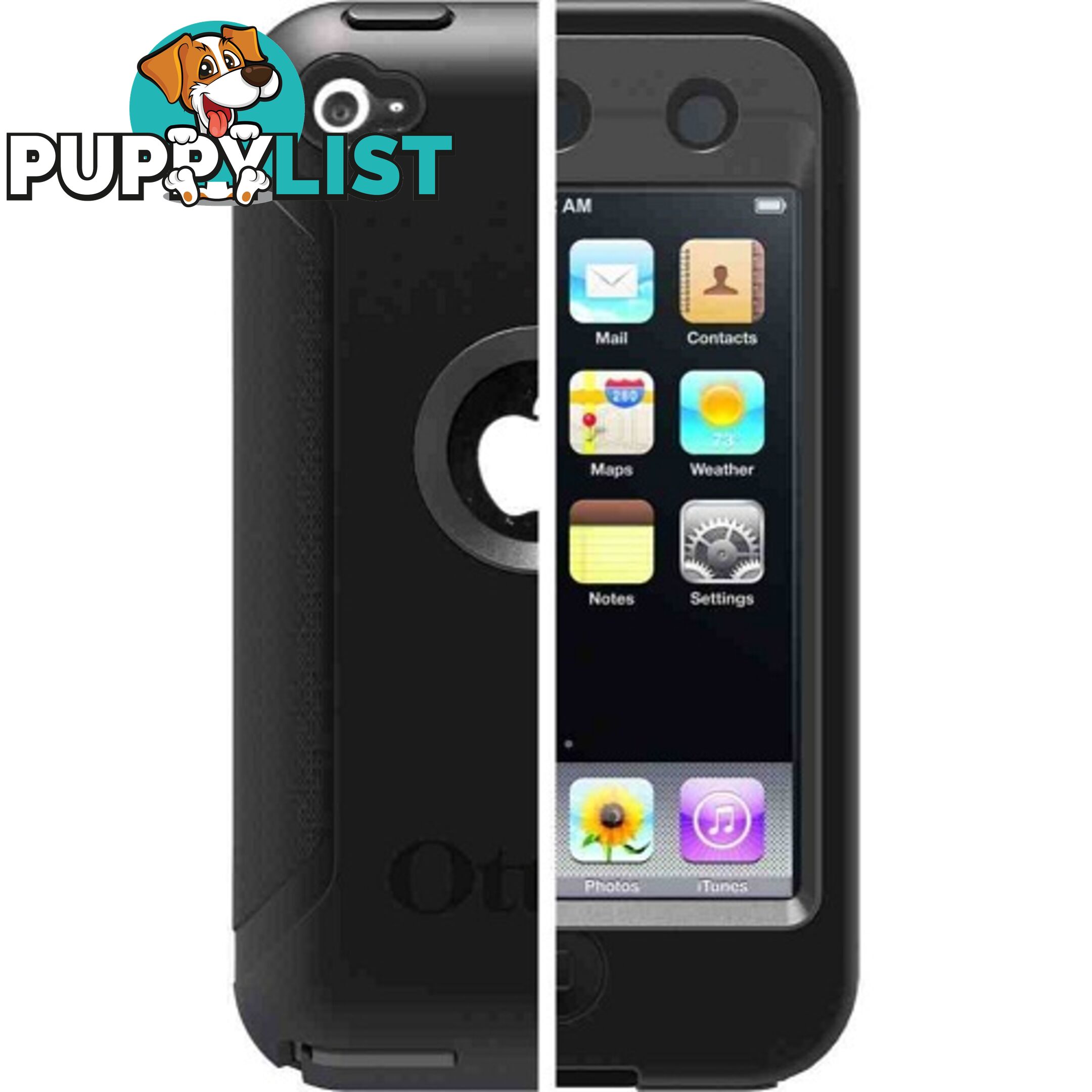 Otterbox Defender Case suits iPod Touch 4th Gen - Black / Grey - 660543011934/77-18581 - OtterBox