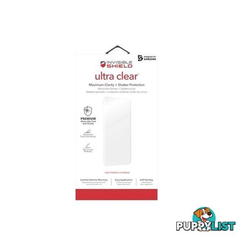 Zagg InvisibleShield HD Ultra 2.0 Screen Protector Samsung Galaxy S10 - Clear - 848467083743/200202663 - ZAGG