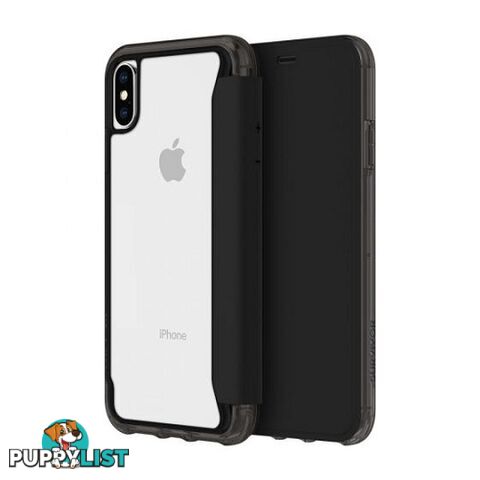 Griffin Survivor Clear Wallet Case for iPhone X / Xs - Black / Clear - 191058093592/GIP-017-BKC - Griffin