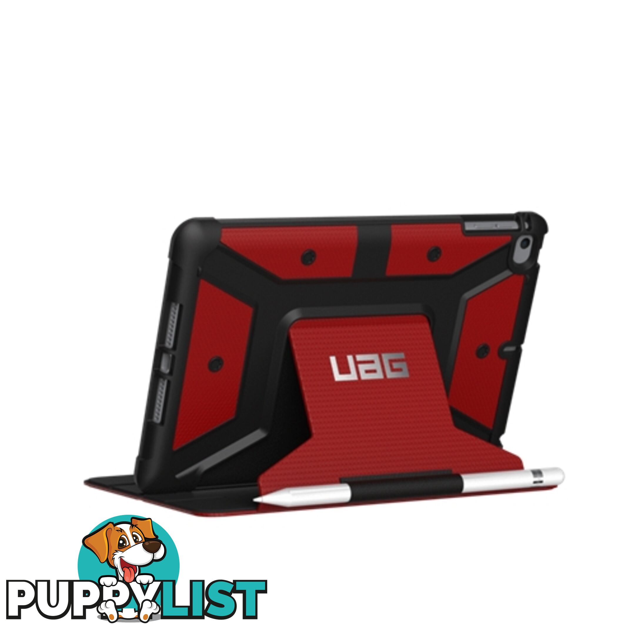 UAG Metropolis Rugged Folio Case for iPad Mini 5 2019 & Mini 4 - Magma - 812451030709/121616119393 - UAG