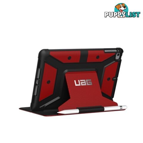 UAG Metropolis Rugged Folio Case for iPad Mini 5 2019 & Mini 4 - Magma - 812451030709/121616119393 - UAG