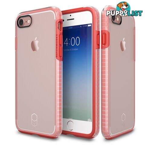 Patchworks ITG Level Protection Case iPhone 8 / 7 - Clear Red - 8809453316117/ITGL803 - Patchworks