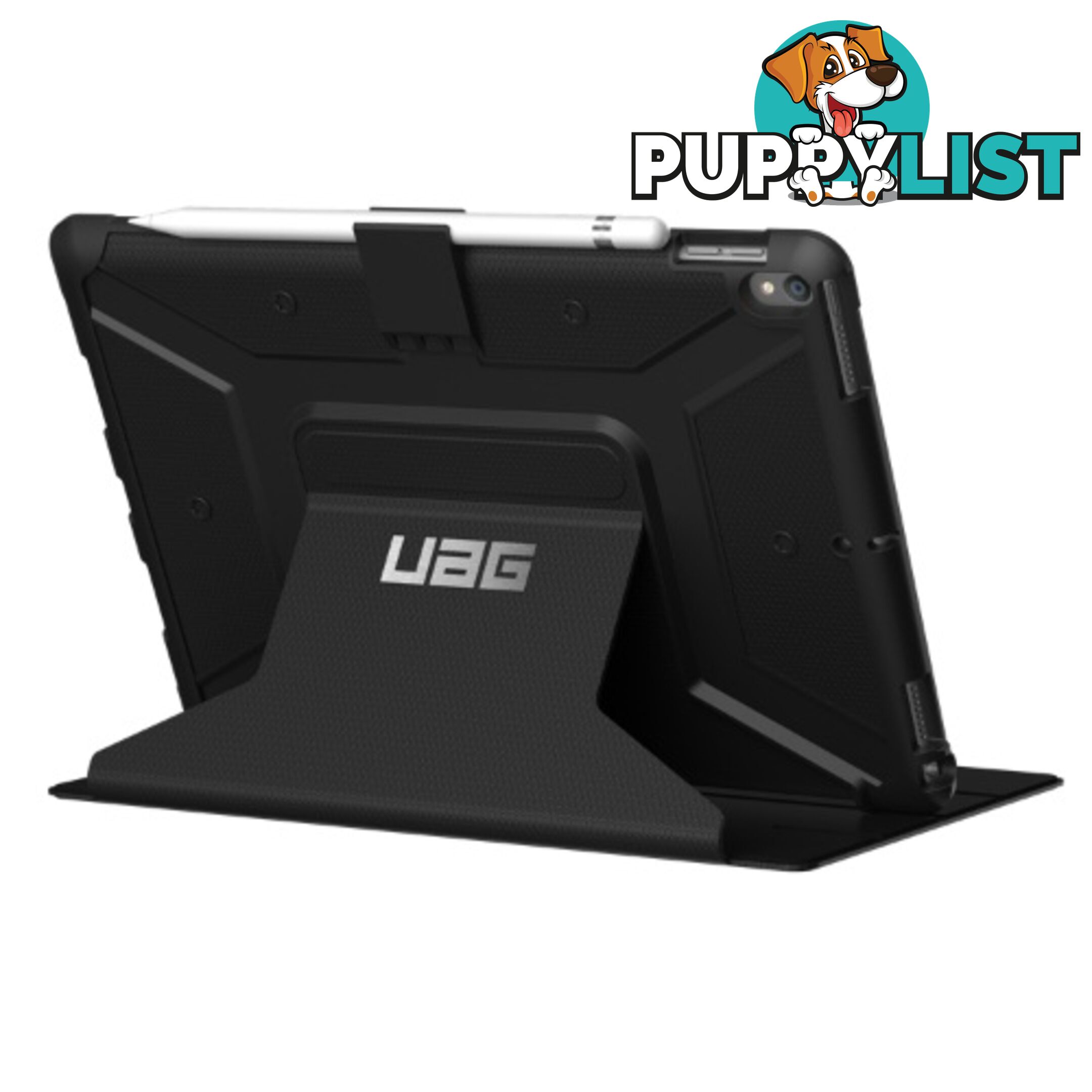 UAG Metropolis Case for iPad Air 3 10.5 2019 & iPad Pro 10.5 - Black - 854332007554/U-IPDP10.5-E-BK - UAG