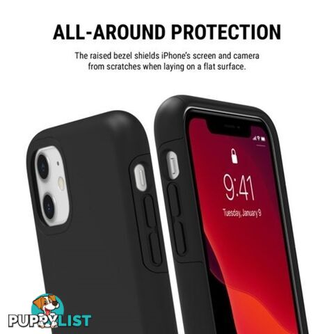 Incipio DualPro Rugged Slim Protective Case iPhone 11 - Black - 191058105837/iph-1848-blk - Incipio