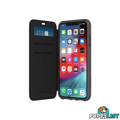 Griffin Survivor Clear Wallet Card Case iPhone 11 Pro - Black - 191058101419/GIP-037-CLB - Griffin