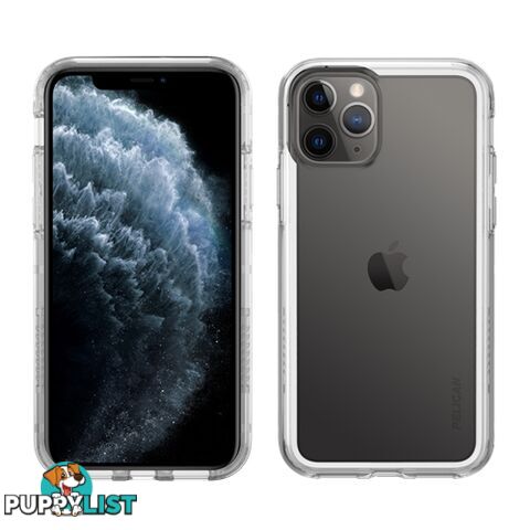 Pelican Adventurer Dual Layer Slim & Stylish Rugged Case iPhone 11 Pro Max - Clear - 019428172022/C57100-001A-CLCL - Pelican