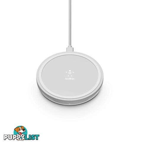 Belkin Wireless Charging Pad (Boost Up) 10W - White - 745883775095/F7U082auWHT - Belkin