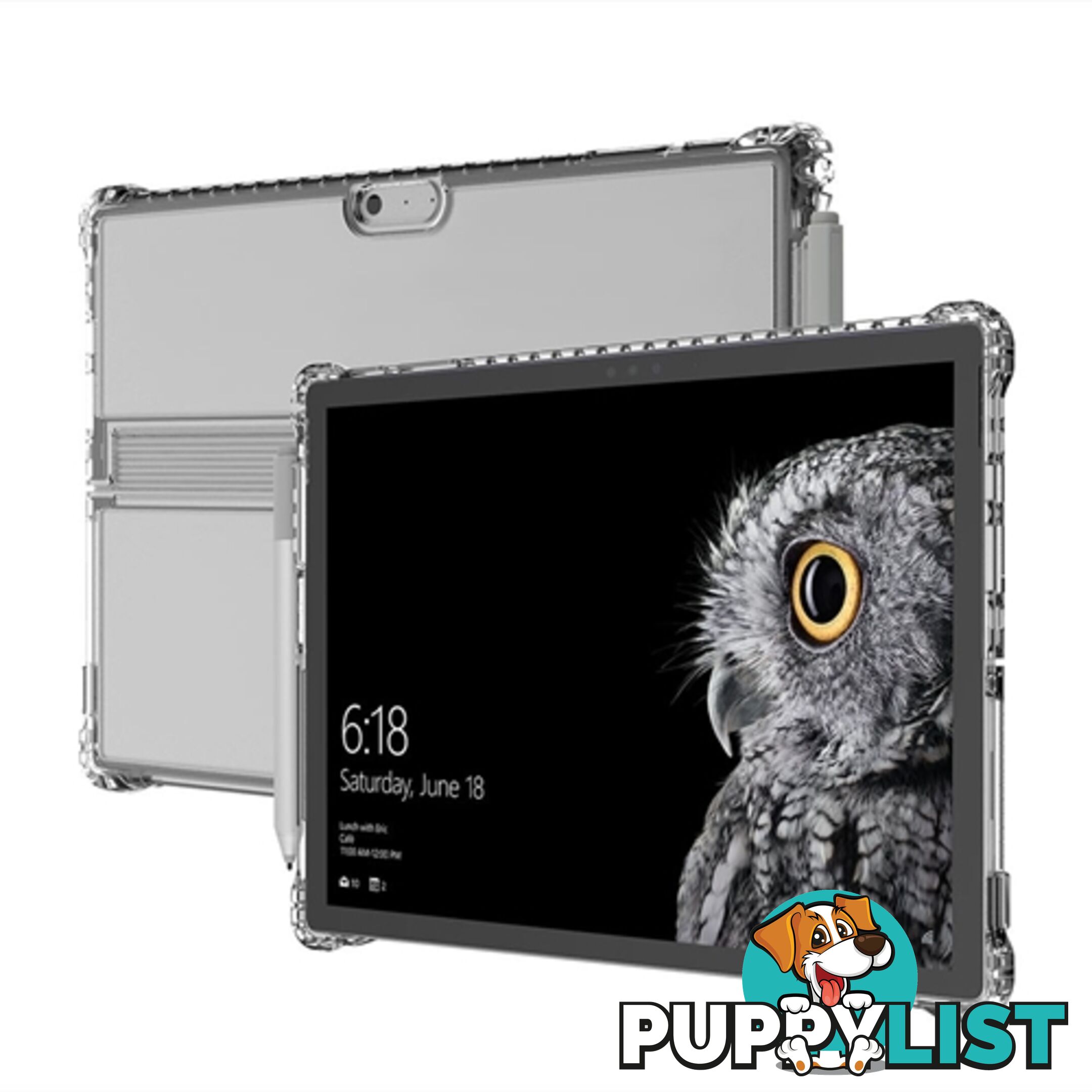 Incipio Octane Pure Rugged case for Microsoft Surface Pro 7 / 6 / 5 / 4 - Clear - 191058027962/MRSF-104-CLR - Incipio