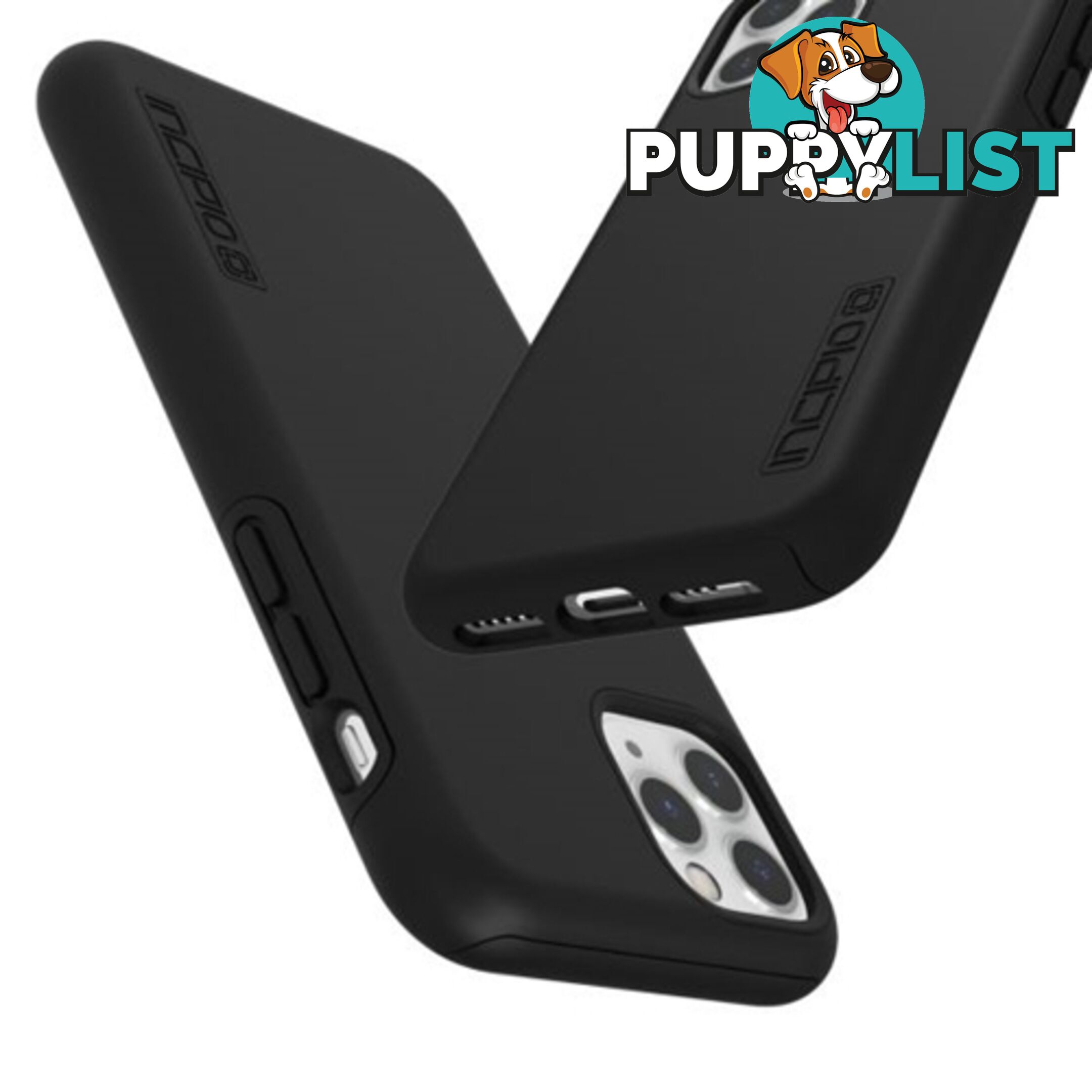 Incipio DualPro Rugged Slim Protective Case iPhone 11 Pro - Black - 191058105592/iph-1843-blk - Incipio