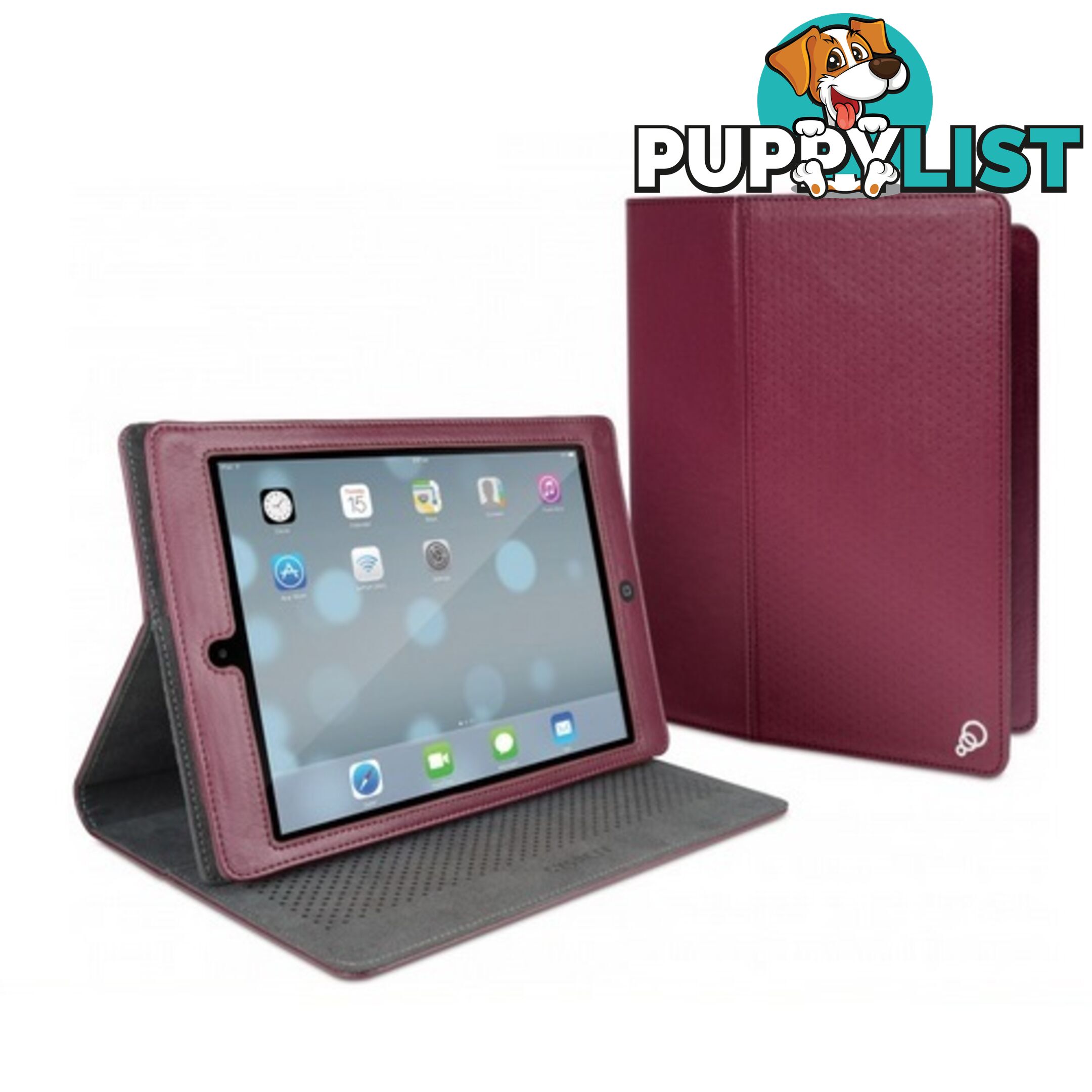 Cygnett Archive Classic Folio Case for Apple iPad Air 1st Gen ?-? Burgundy - 848116007434/CY1333CIARC - Cygnett