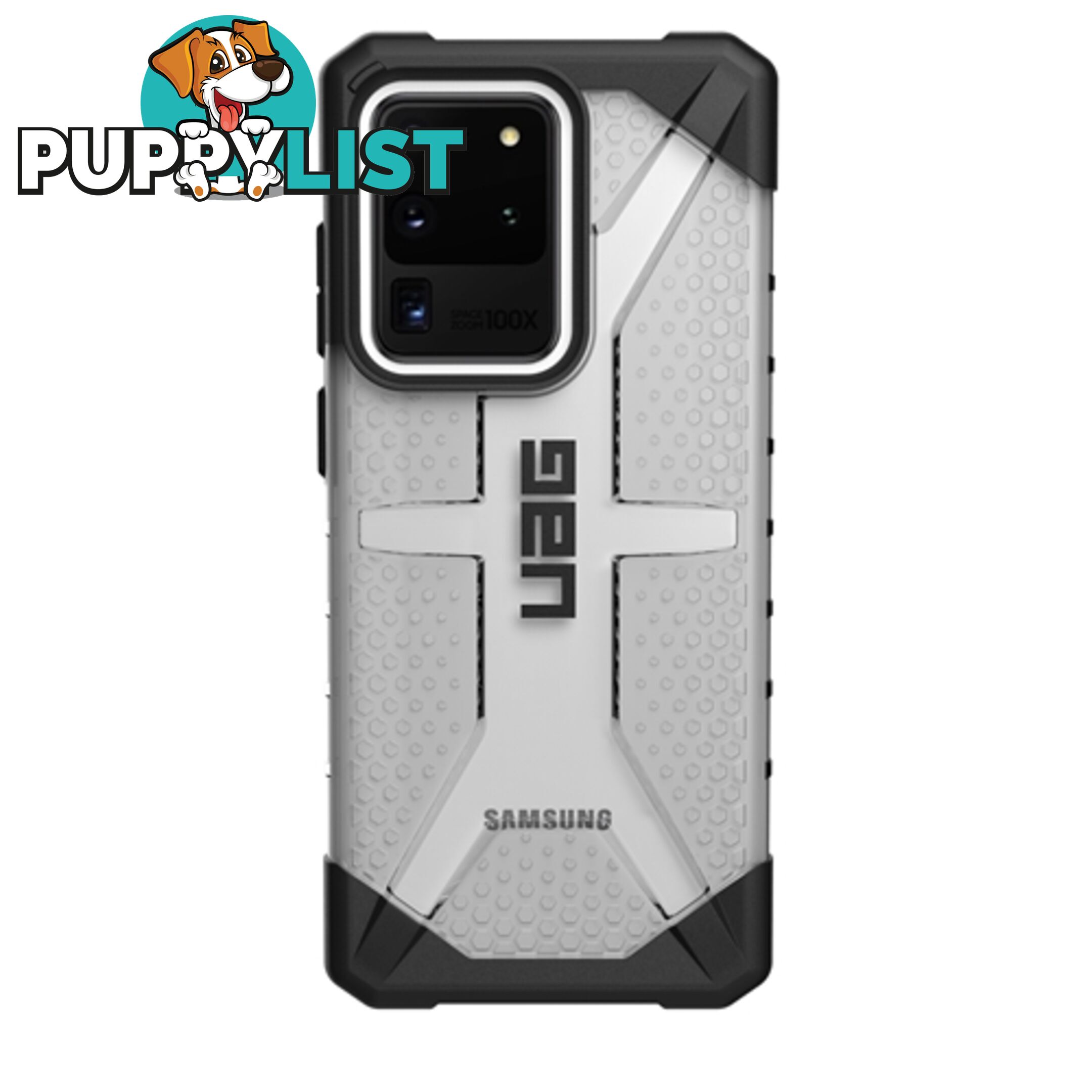 UAG Plasma Rugged & Tough Protective Case Samsung S20 Ultra 6.9 inch Ice - 812451033977/211993114343 - UAG