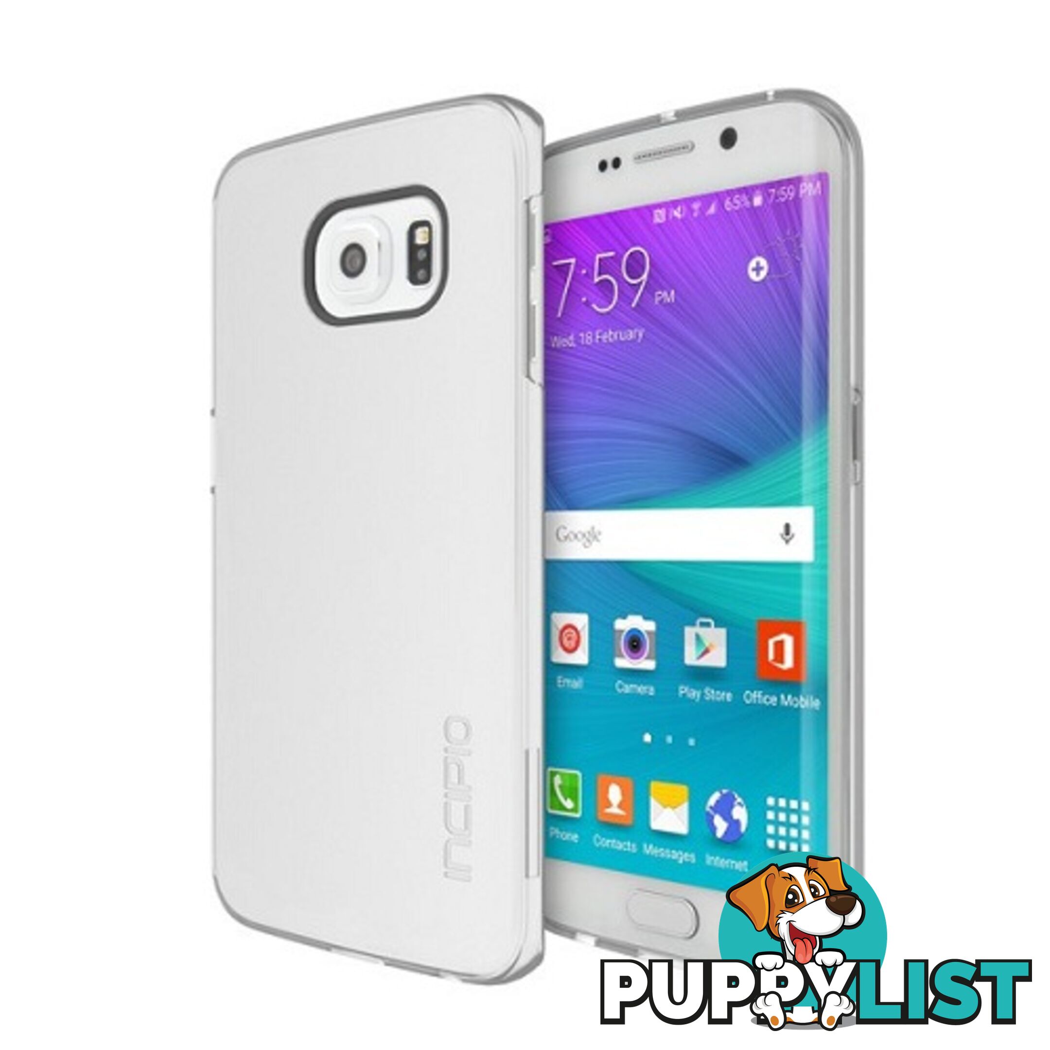 Incipio Feather Case suits Samsung Galaxy S6 Edge - Clear - 840076130702/SA-632-CLR - Incipio