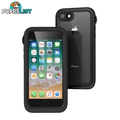 Catalyst Waterproof & Rugged Tough Case iPhone 8 / 7 -  Stealth Black - 840625102099/CATIPHO8BLK - Catalyst