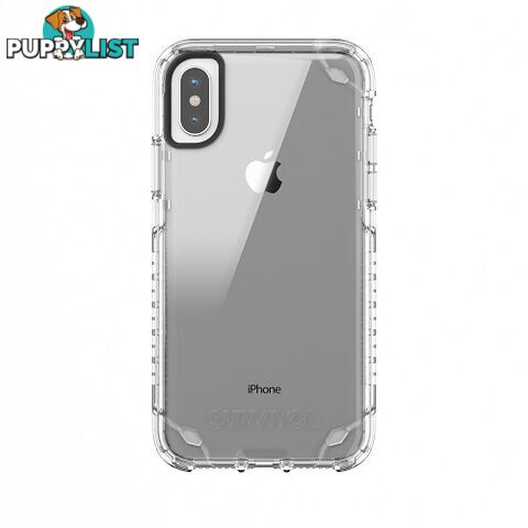 Griffin Survivor Strong Case for iPhone X - Clear - 685387449149/TA43985 - Griffin