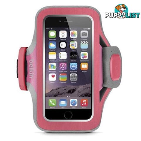 Belkin Slimfit Plus Armband for Apple iPhone 6 / 6S - Pink - 745883675197/F8W499-C01 - Belkin