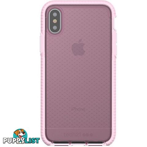 Tech21 Evo Check Case for iPhone X / XS - Rose / White - 5055517385459/T21-5857 - Tech21