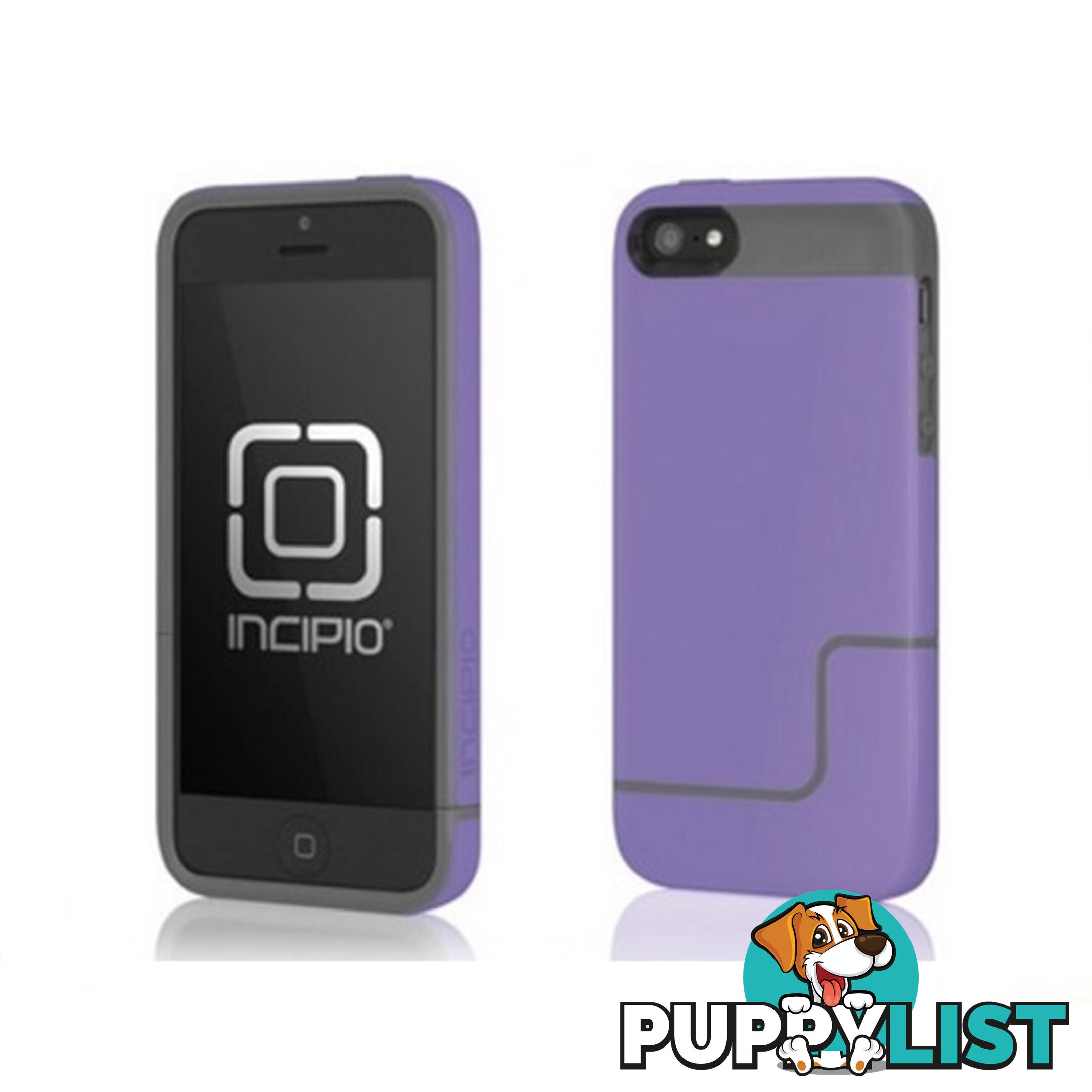 Incipio Edge Pro Slider Hard Case iPhone 5 / 5S / SE 1st Gen - Purple / Grey - 814523028324/IPH-832 - Incipio