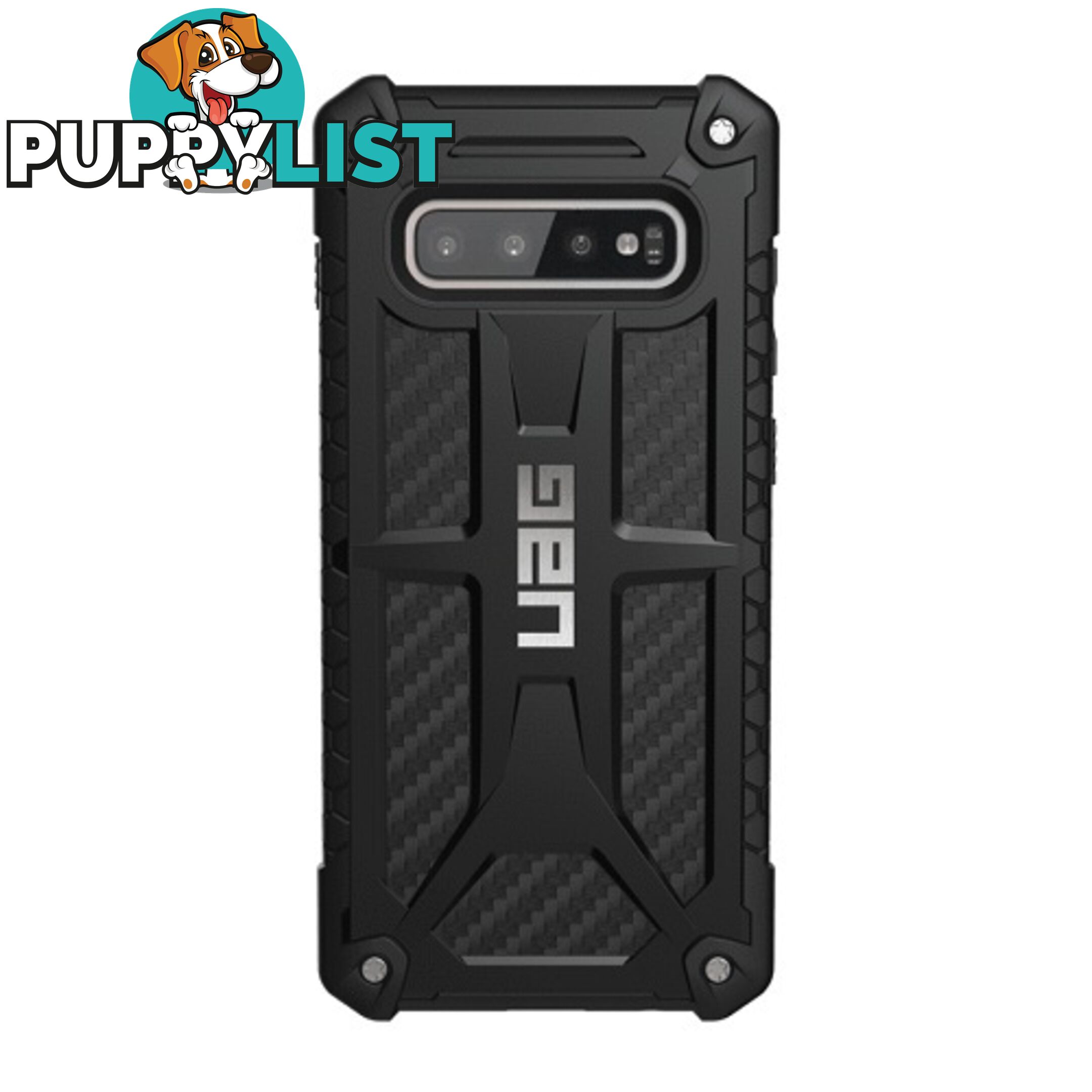 UAG Monarch Series Case for Samsung Galaxy S10+ - Carbon Fiber - 812451031430/211351114242 - UAG