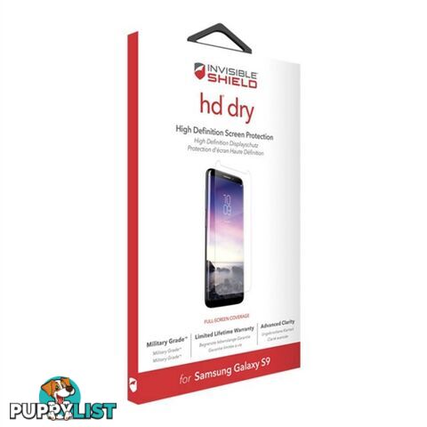 ZAGG Invisibleshield HD Screen protector Samsung S9 - 848467071184/200201405 - ZAGG