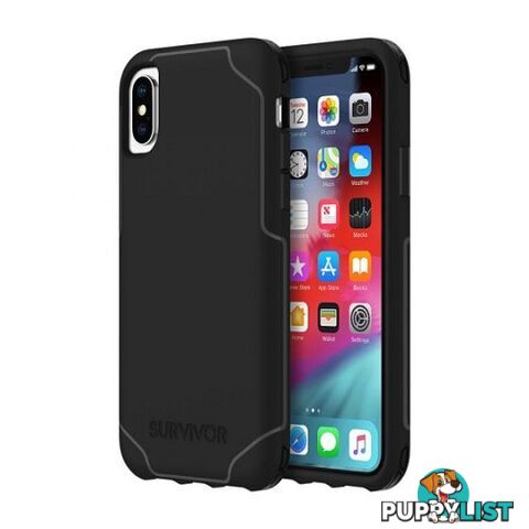 Griffin Survivor Strong Case for iPhone X / Xs - Black - 191058080066/GIP-008-BLK - Griffin