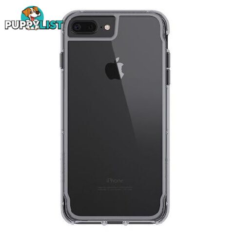 Griffin Survivor Clear Case for iPhone 8+ / 7+ / 6+ - Black / Smoke - 685387430864/GB42315 - Griffin