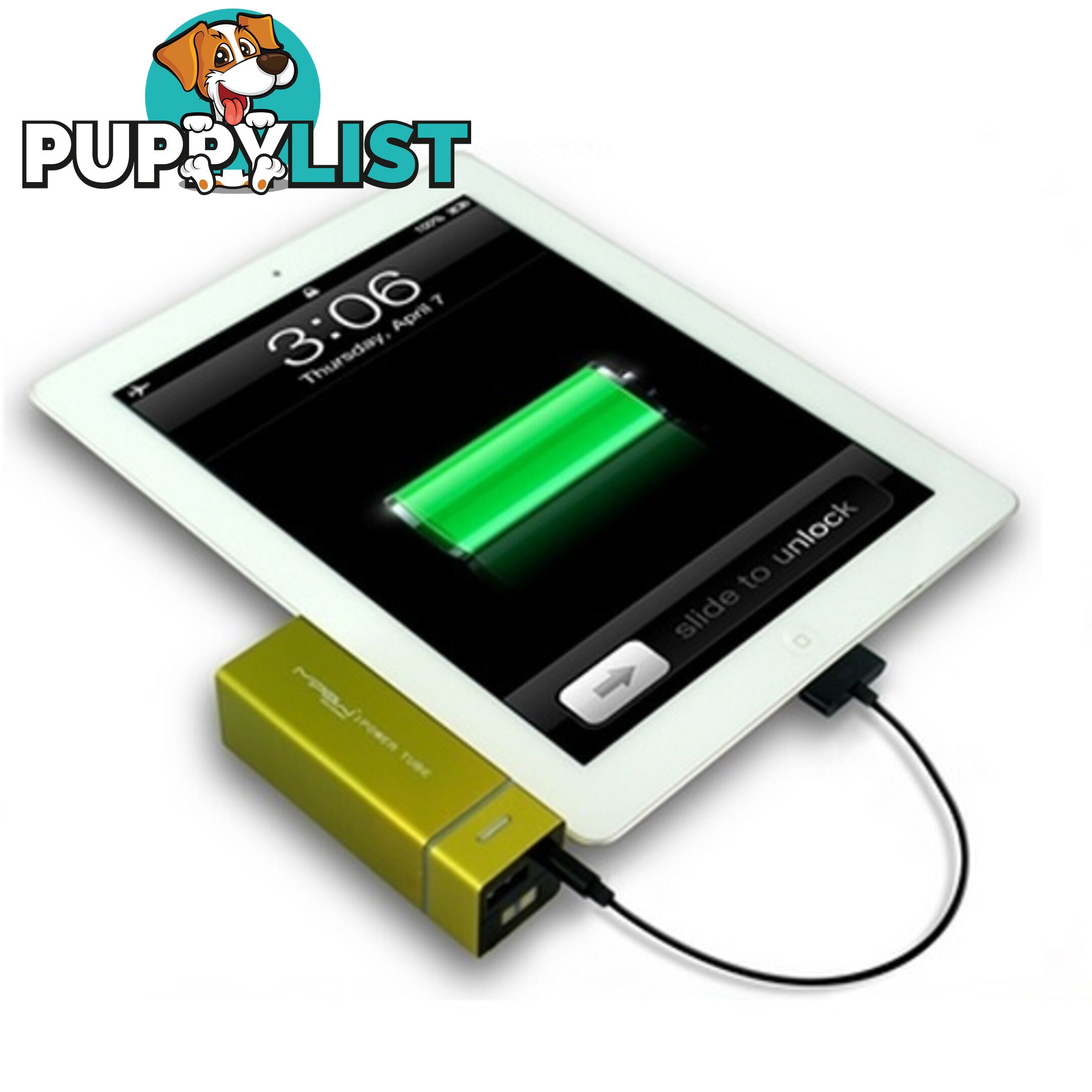 Mipow Power Tube 5500mAh Mobile Devices Backup Battery Green - SP5500-GN - Mipow