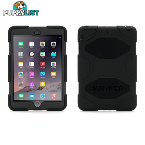 Griffin Survivor Case suits iPad Mini / Mini Retina / Mini 3 - Black - 685387408214/GB35918-3 - Griffin