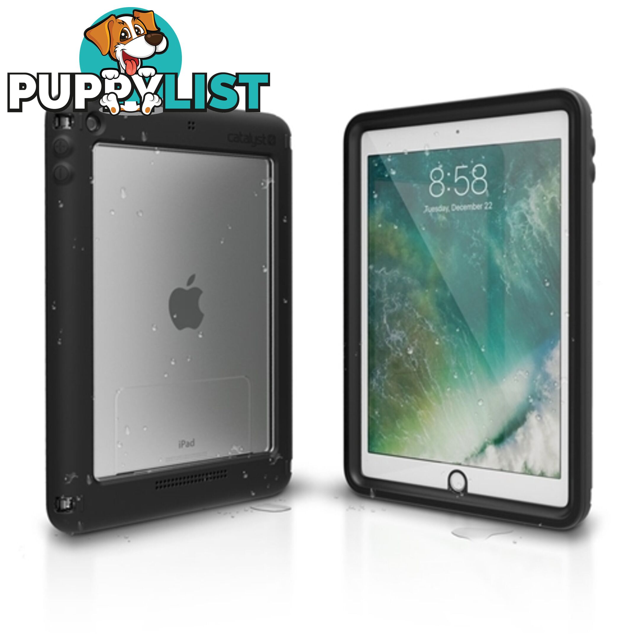 Catalyst Waterproof & Tough Case iPad 5th & 6th Gen 2018 -  Black - 4897041792133/CATIPD5THBLK - Catalyst